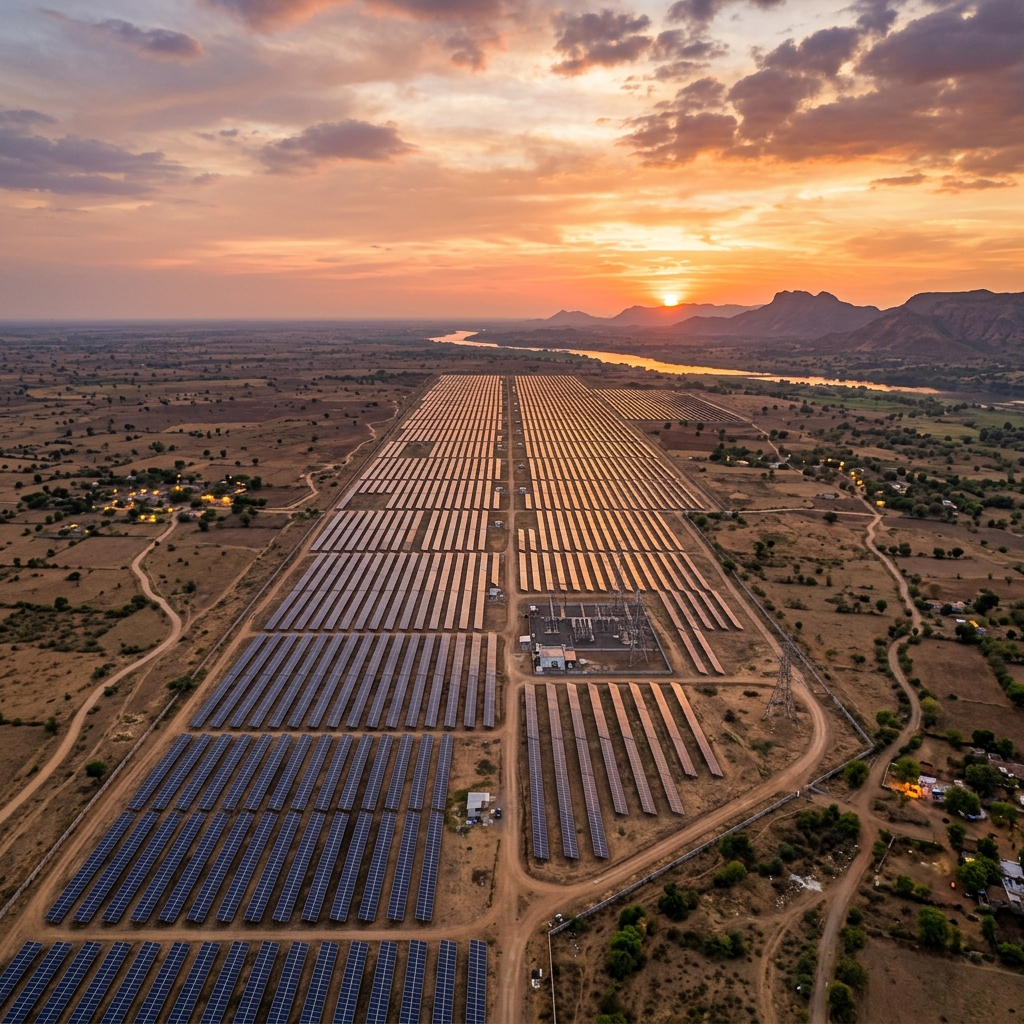 Utility Scale Solar Plant